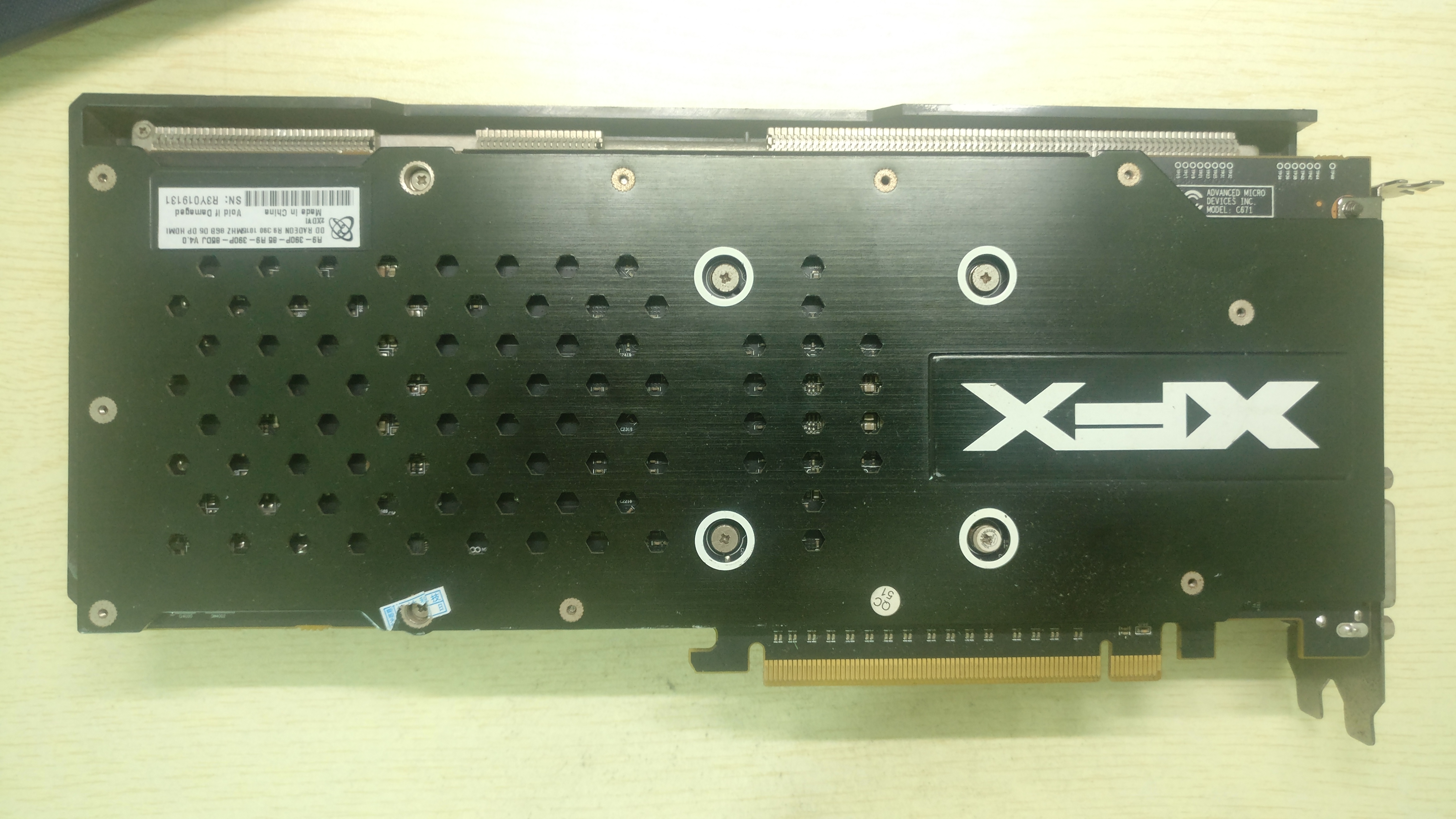 [电脑硬件]讯景r9 390 8g