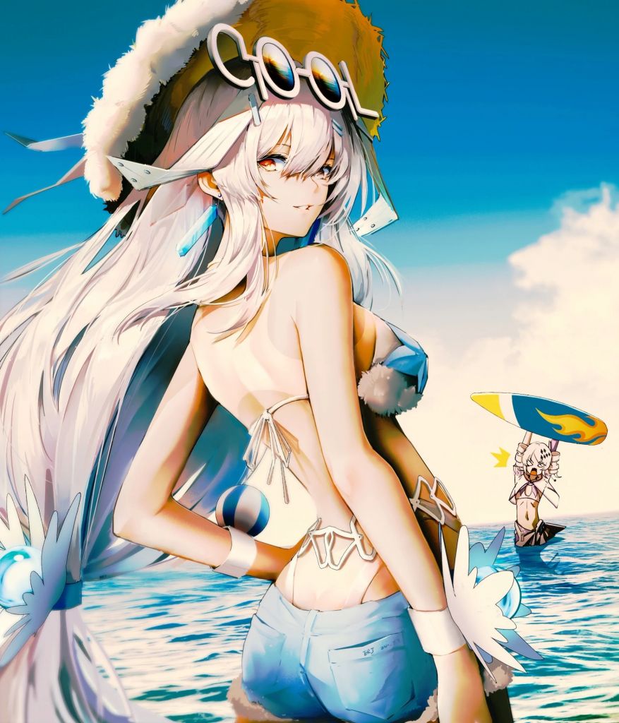 转载引入同人图深红之渊泳装同人图