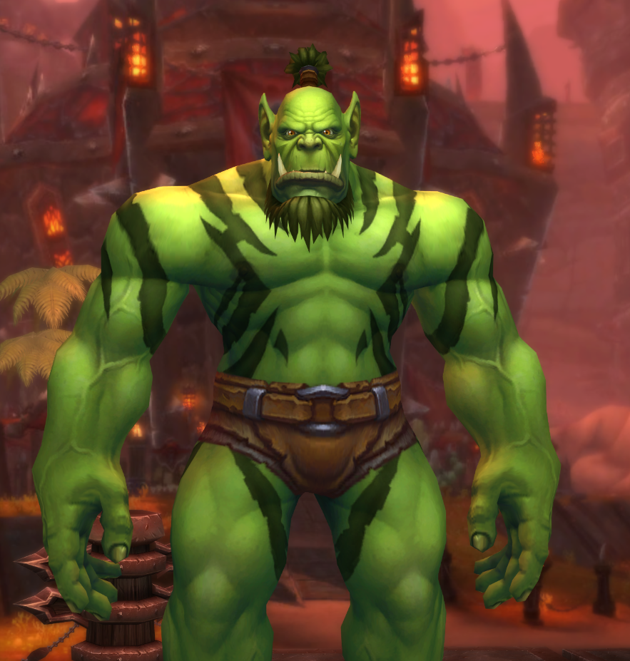 暗影国度为了部落已经实装的兽人男性定制外观浏览