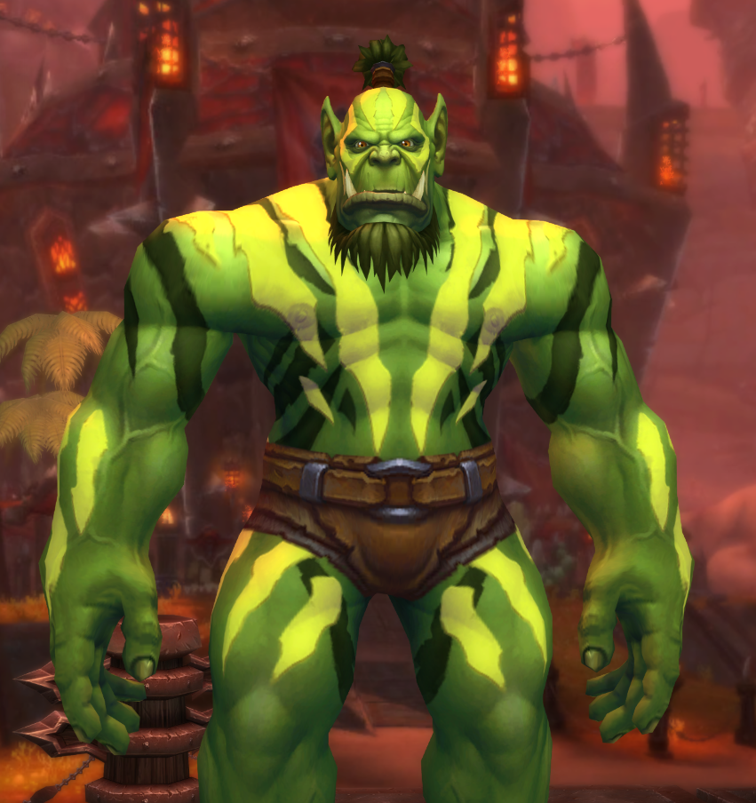 暗影国度为了部落已经实装的兽人男性定制外观浏览