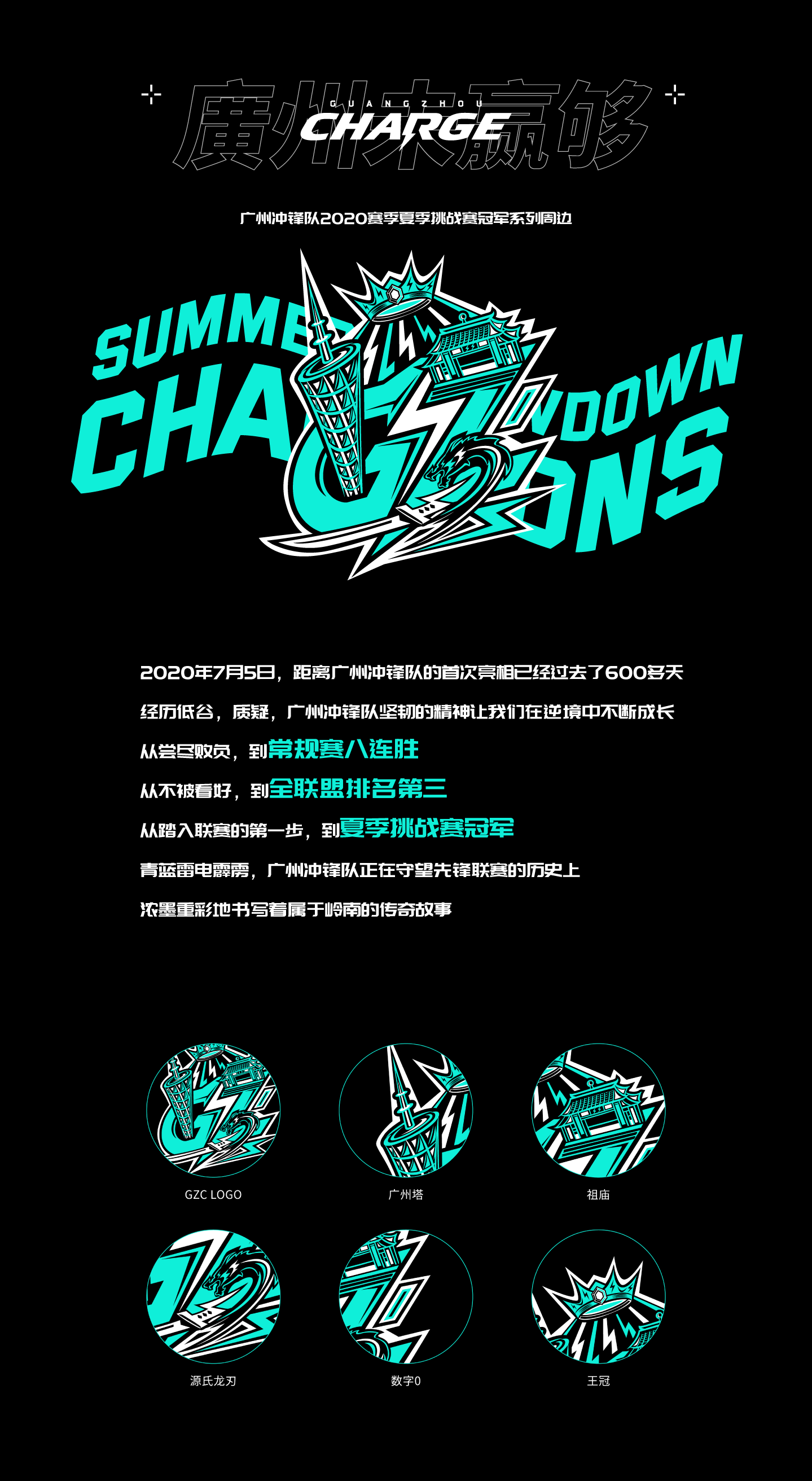 官方广州冲锋队2020赛季夏季挑战赛冠军纪念系列周边正式公布回帖抽取