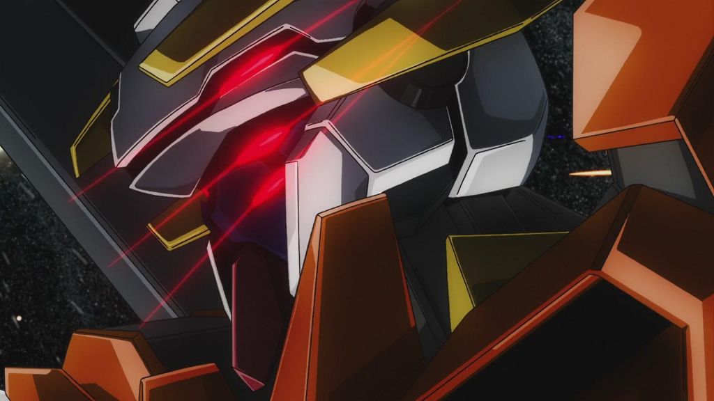 高达00洛克昂的地表打空间站和铁血里冈钉的太空射地表