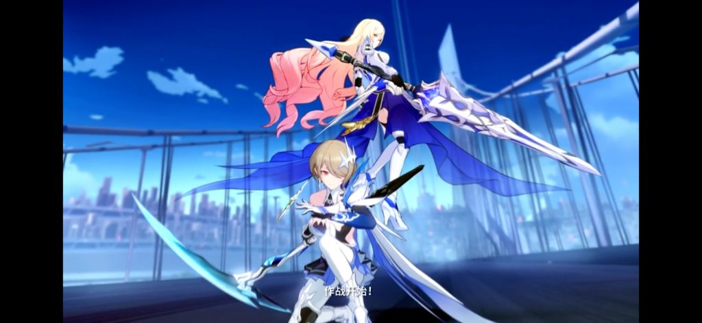 伴随着响亮的口号丽塔和呆鹅摆pose出现