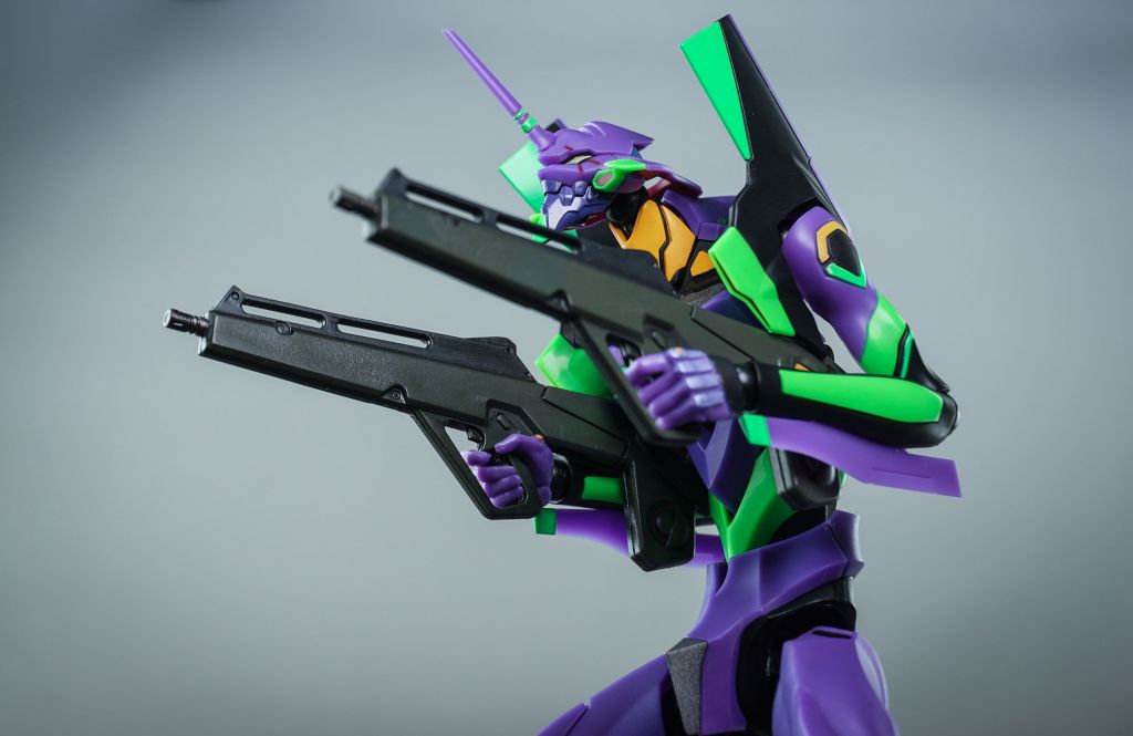 可动成品万代robot魂no268eva初号机