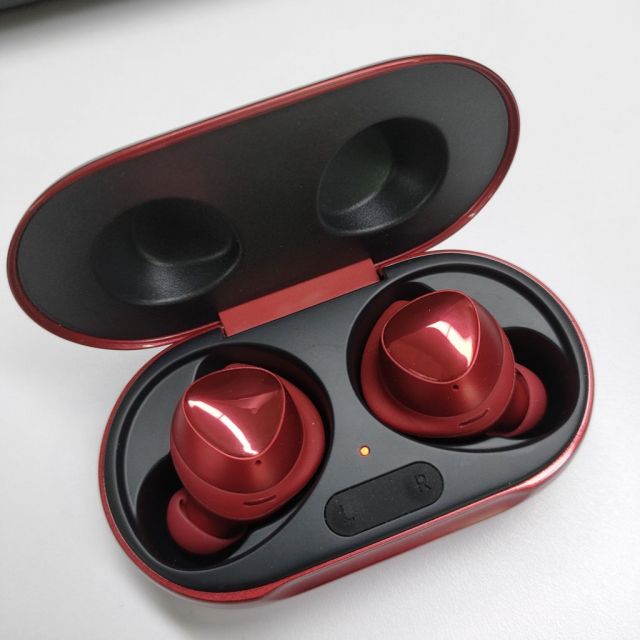 [耳机音响]出一对三星buds 耳机 95新 红色