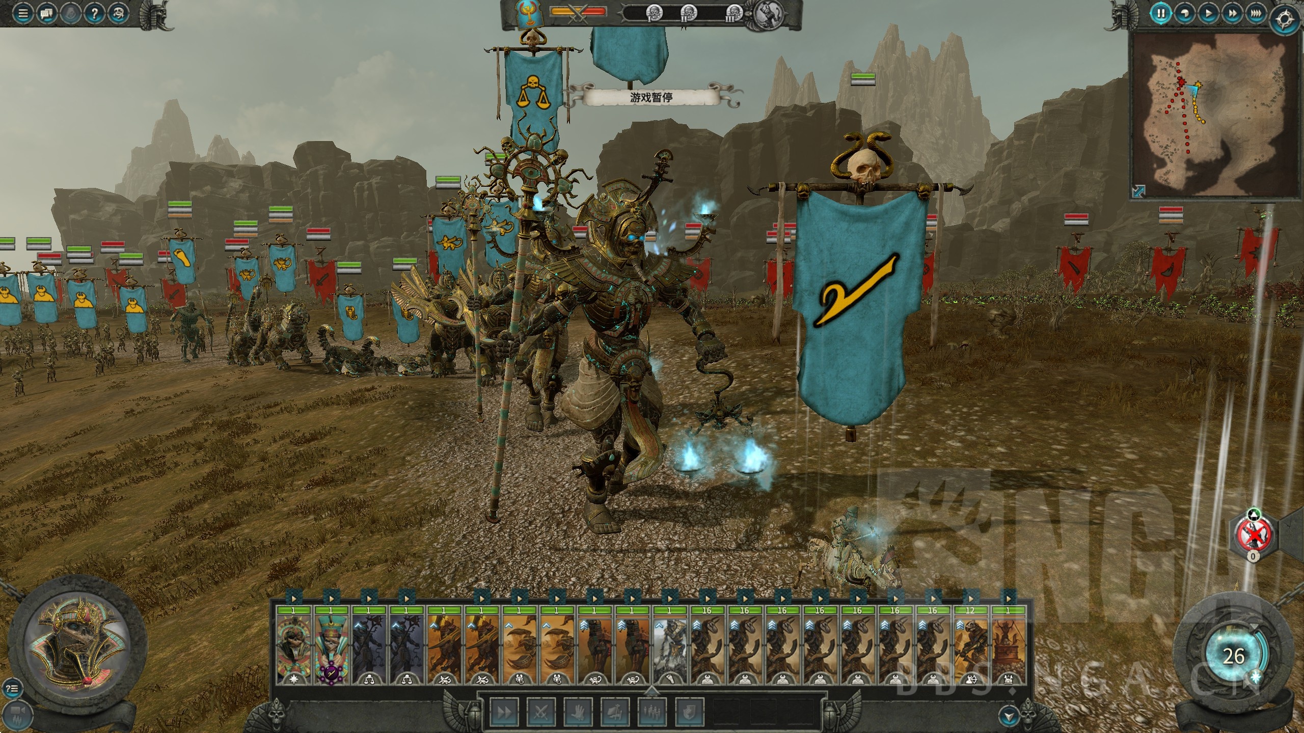 [战锤2] 启用mod后画面左下角落有一个白色像素点