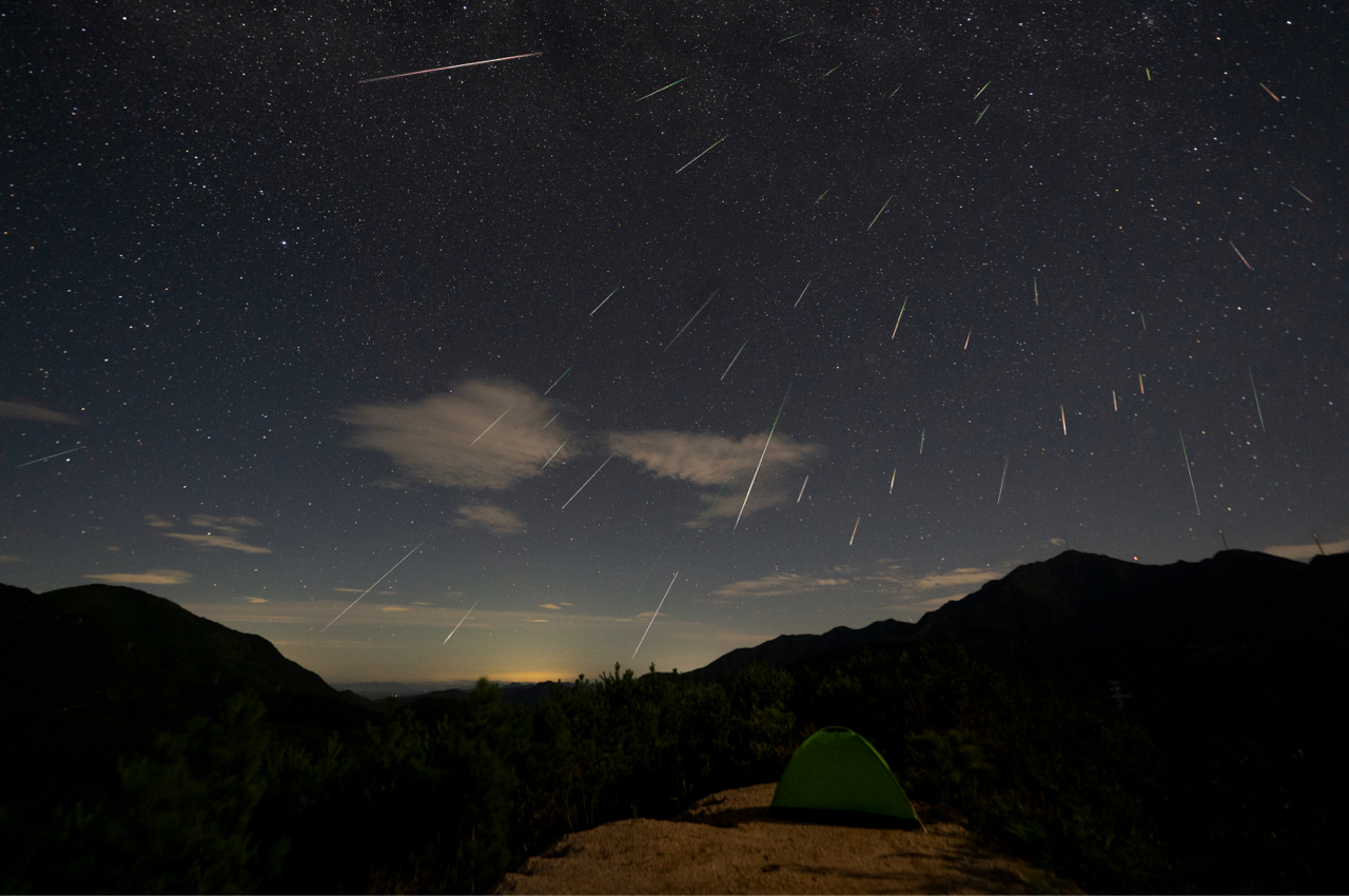 凑个热闹江西上饶葛源暗夜星空保护区流星雨