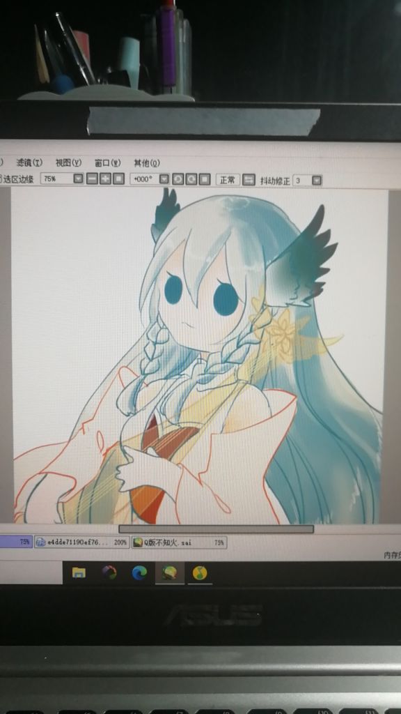 同人绘摸了一个q版紧那罗小姐姐