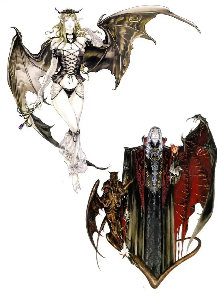 《恶魔城》系列插画,时隔多年依然惊艳