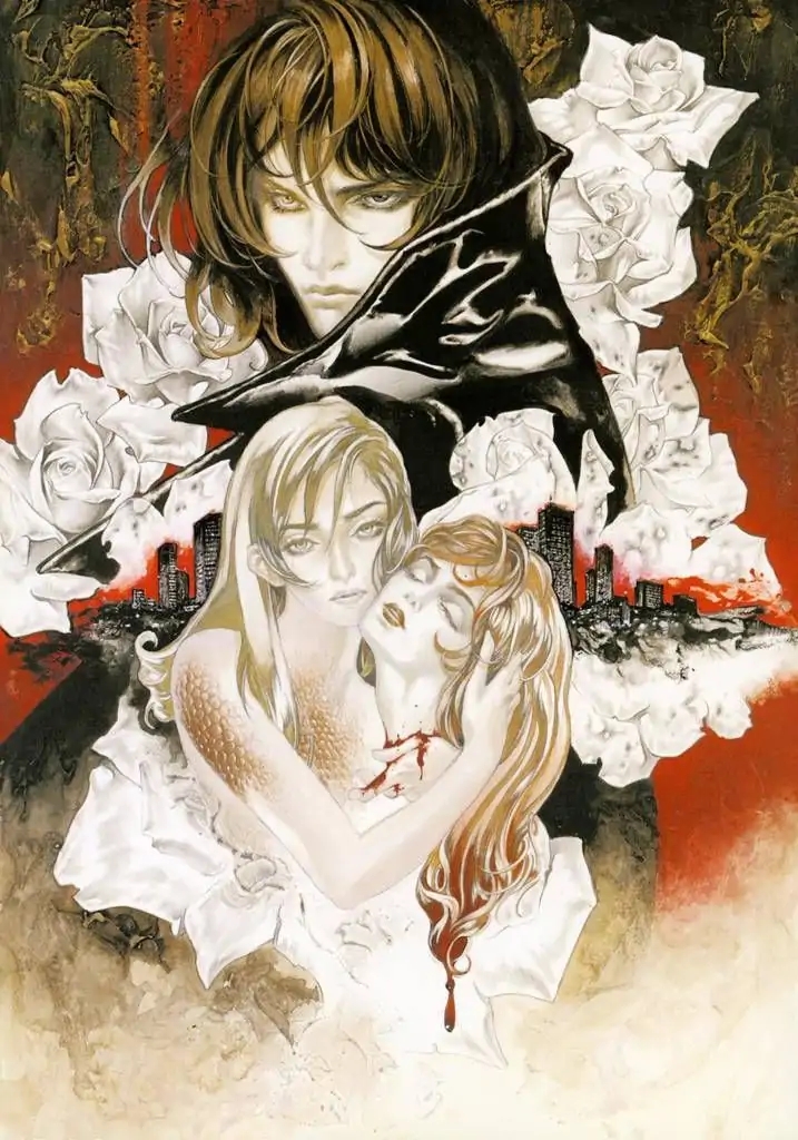 《恶魔城》系列插画,时隔多年依然惊艳