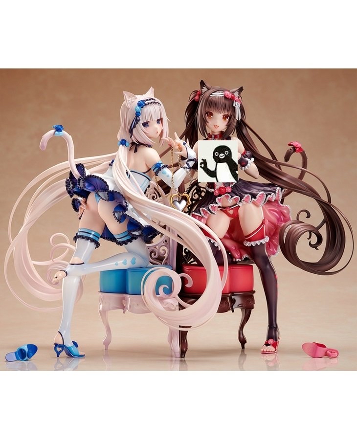 手办nativenekopara猫娘乐园巧克力香子兰17手办开箱