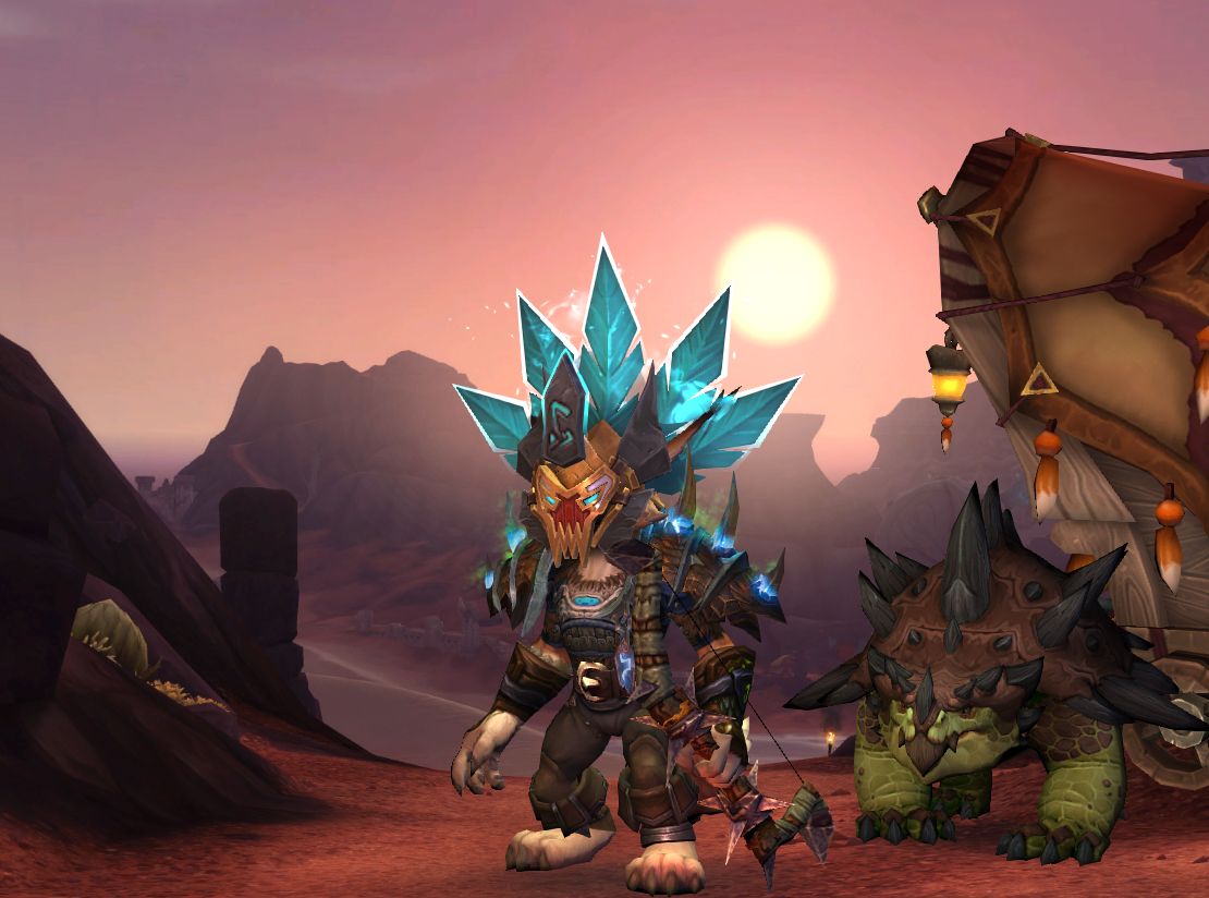 终于幻化了一个感觉很凶的狐人