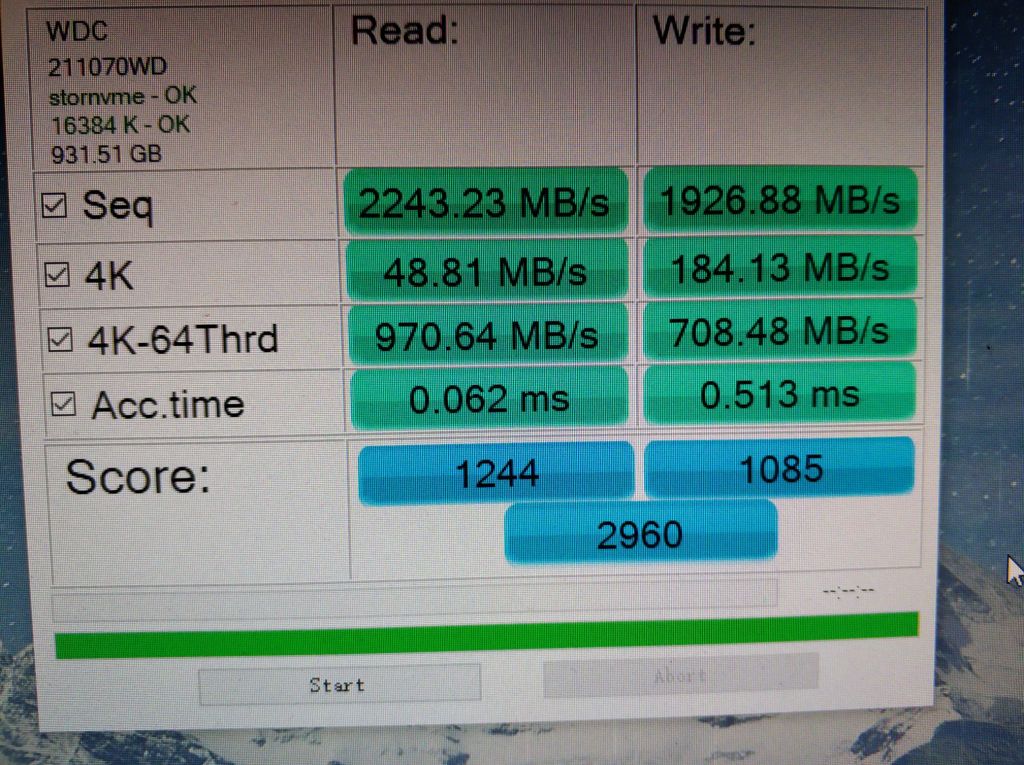 老哥们帮我看看这个sn5501t的跑分如何