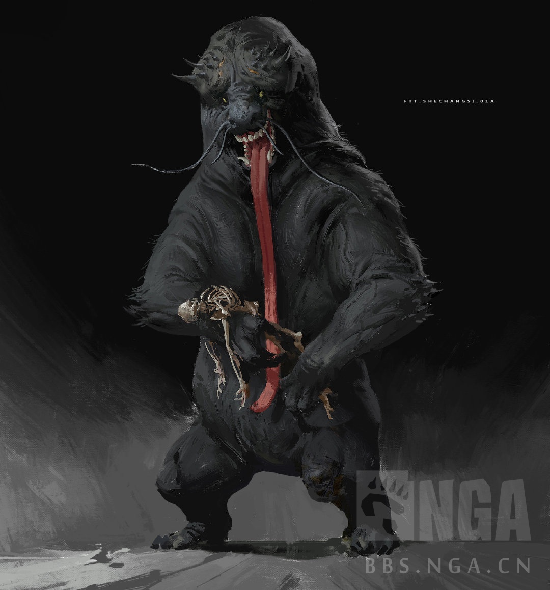 [讨论] 黑学家出动!扒到了很多黑神话官网没放的怪物原画!