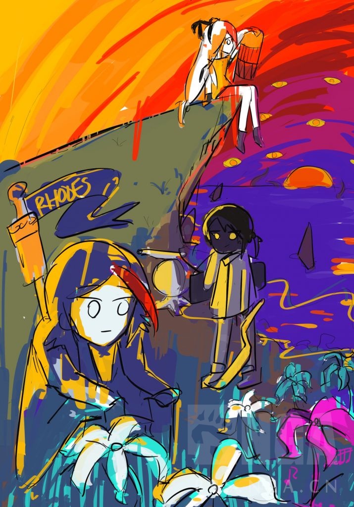 同人绘画掉san之作伊比利亚之旅