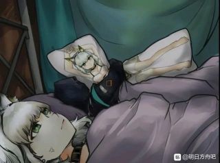 [人工智能氵]有没有那个,凯尔希在旁边睡着博士抱着凯尔希抱枕的然后