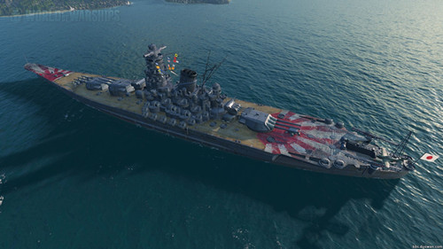 [战舰涂装mod]敷岛日系迷彩历史涂装
