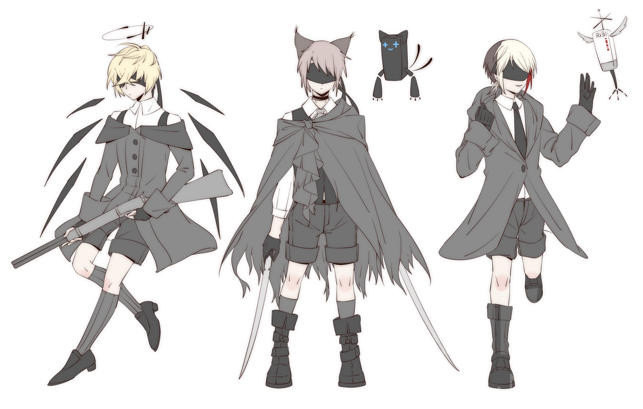 skade三兄弟x尼尔联动企划