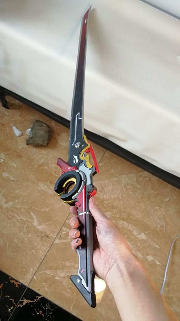 同人cos道具制作冰露太刀朱桦展示