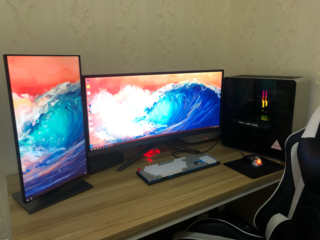 双屏一个2k一个1080