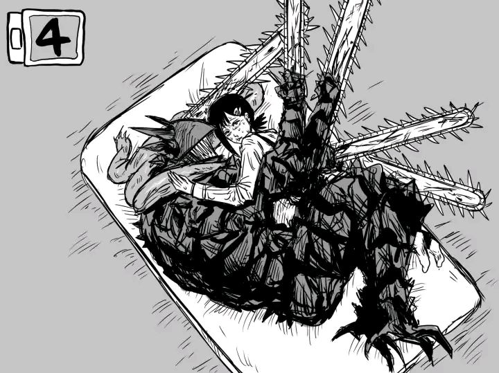 讨论电锯人86话图透只有小小红受伤的世界达成了