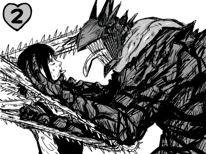 讨论电锯人86话图透只有小小红受伤的世界达成了