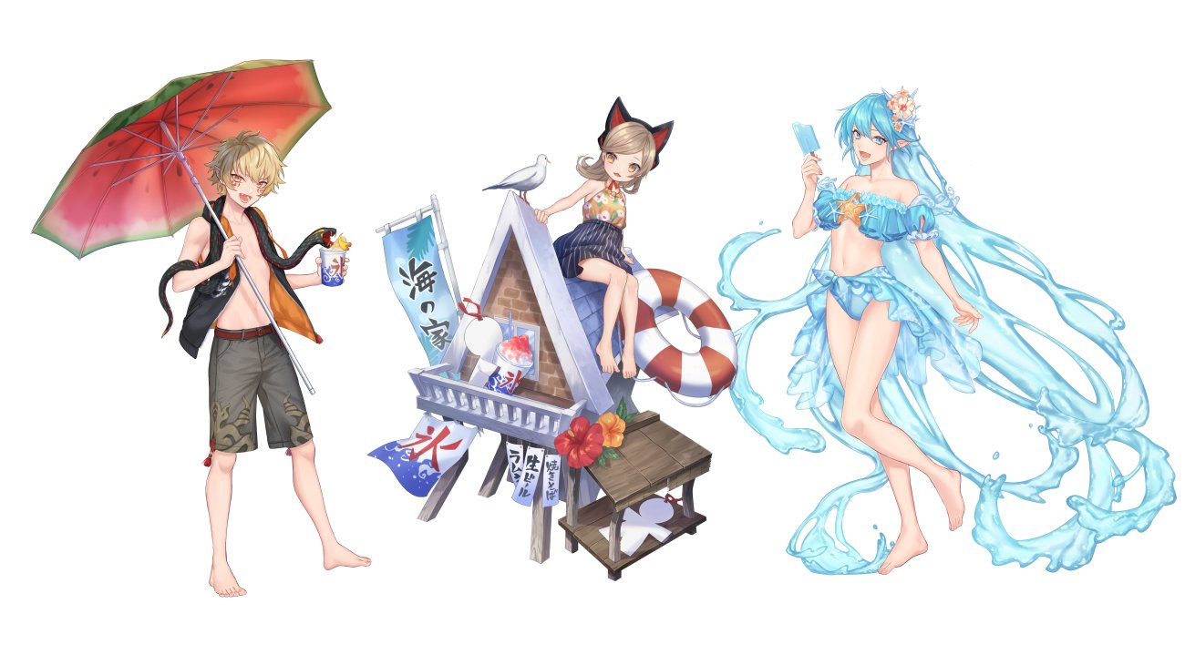 日亚服情报速递夏日祈愿祭获奖成果公开更新第1位式神不知火泳装立绘