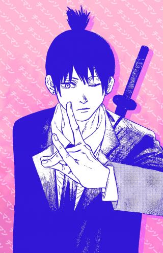 其他有没有好哥哥给俩张高清电锯人彩图