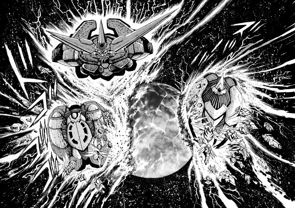 合体时产生的盖塔射线数值达到了足以引发宇宙大爆炸的程度,更是直接