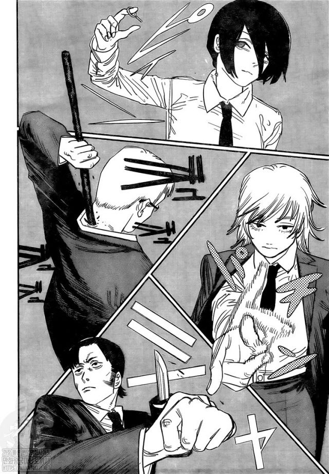 [剧透注意]电锯人87话,韩文剧透