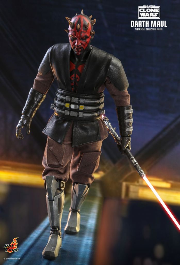 [新闻资讯] hottoys : 星球大战 达斯·摩尔(darth maul) 1:6比例人偶