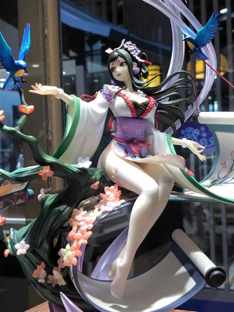 [阴阳师周边]上海wf展会大岳丸&花鸟卷&八岐大蛇手办实物图透