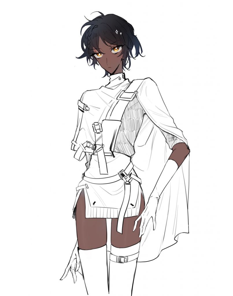 同人绘画一些女装棘刺