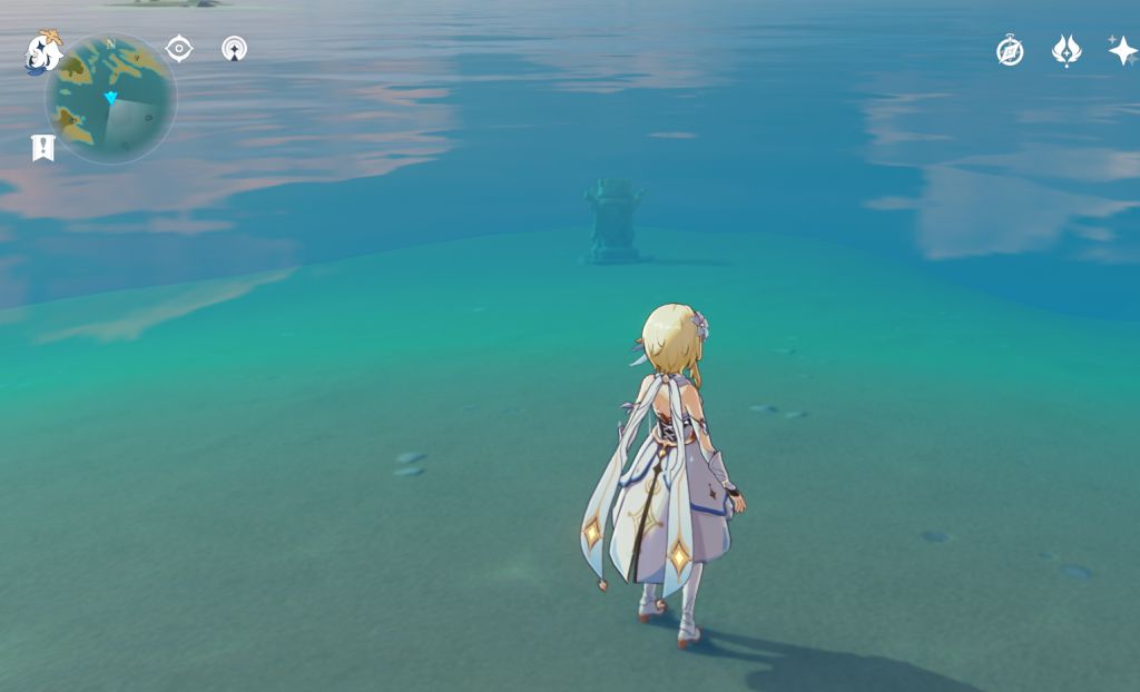 提问瑶光滩水里的那个图腾要怎么触发啊