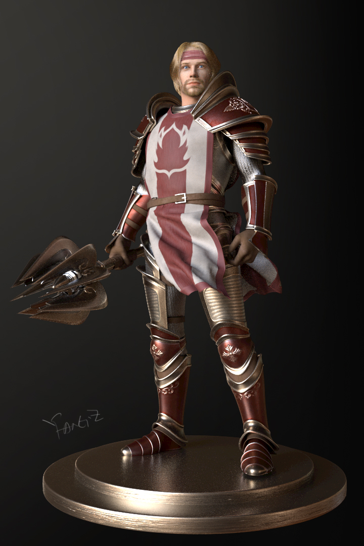 原创魔兽世界boss的肖像雷诺莫格莱尼