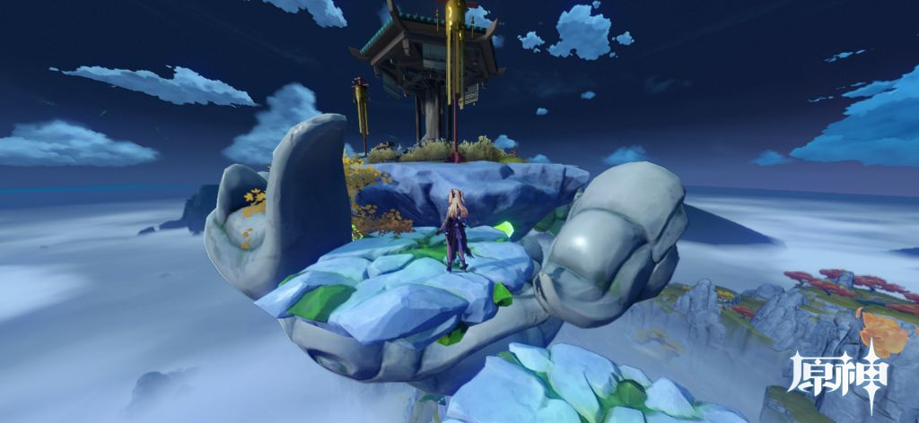 提问庆云顶找浮空岛bug