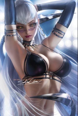 游戏本体新原画伊芙琳伸到脑袋后面那只胳膊越看越感觉画的有问题