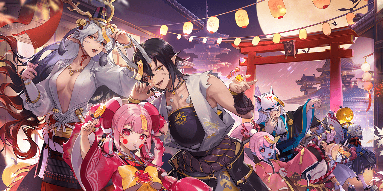 日亚服情报速递双sp版本预约奖励大岳丸万圣节插画