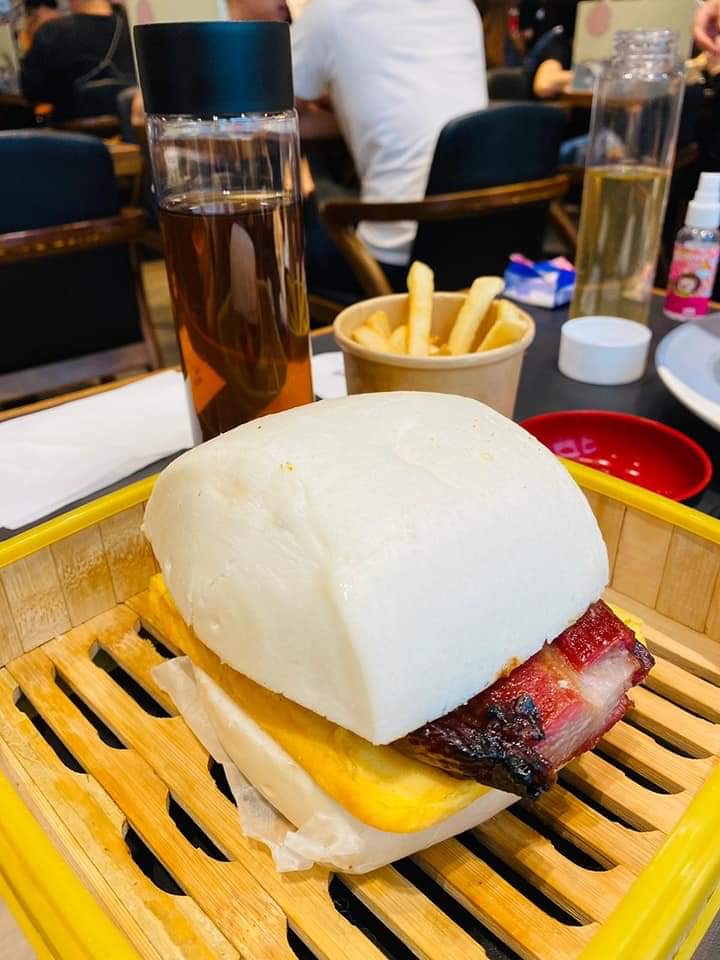 香港新发明的中式三明治