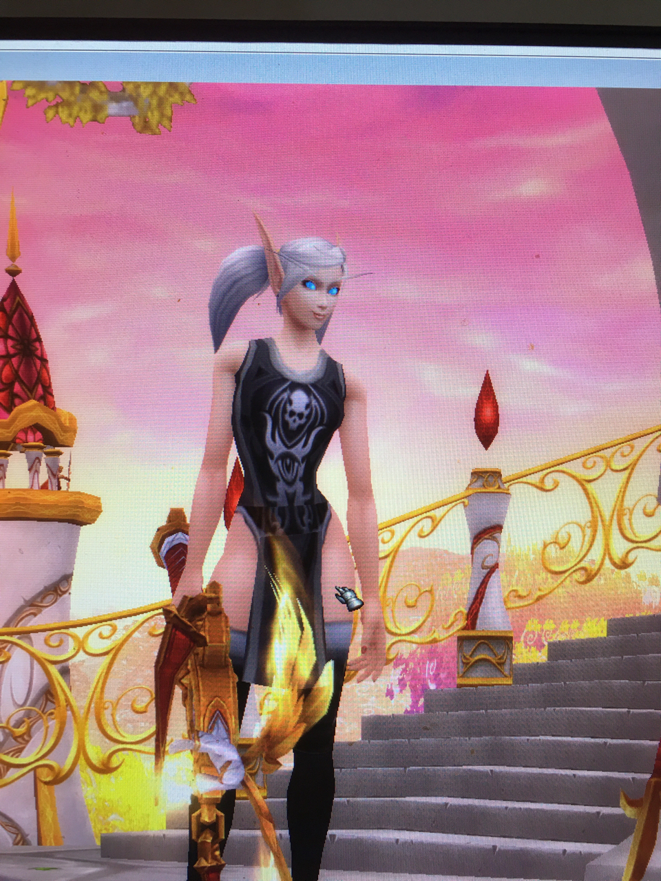 白皮虚空精灵颜值不行啊. 真的连血精灵一半都赶不上