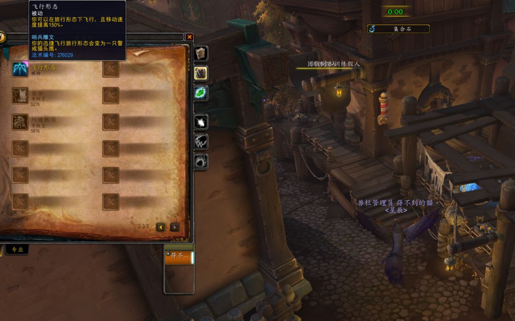 为什么插了哨兵雕文飞行形态仍然是月翼啊?