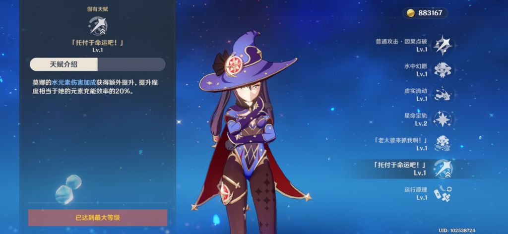 数据讨论角色面板的详细信息一栏显示的是不考虑技能实