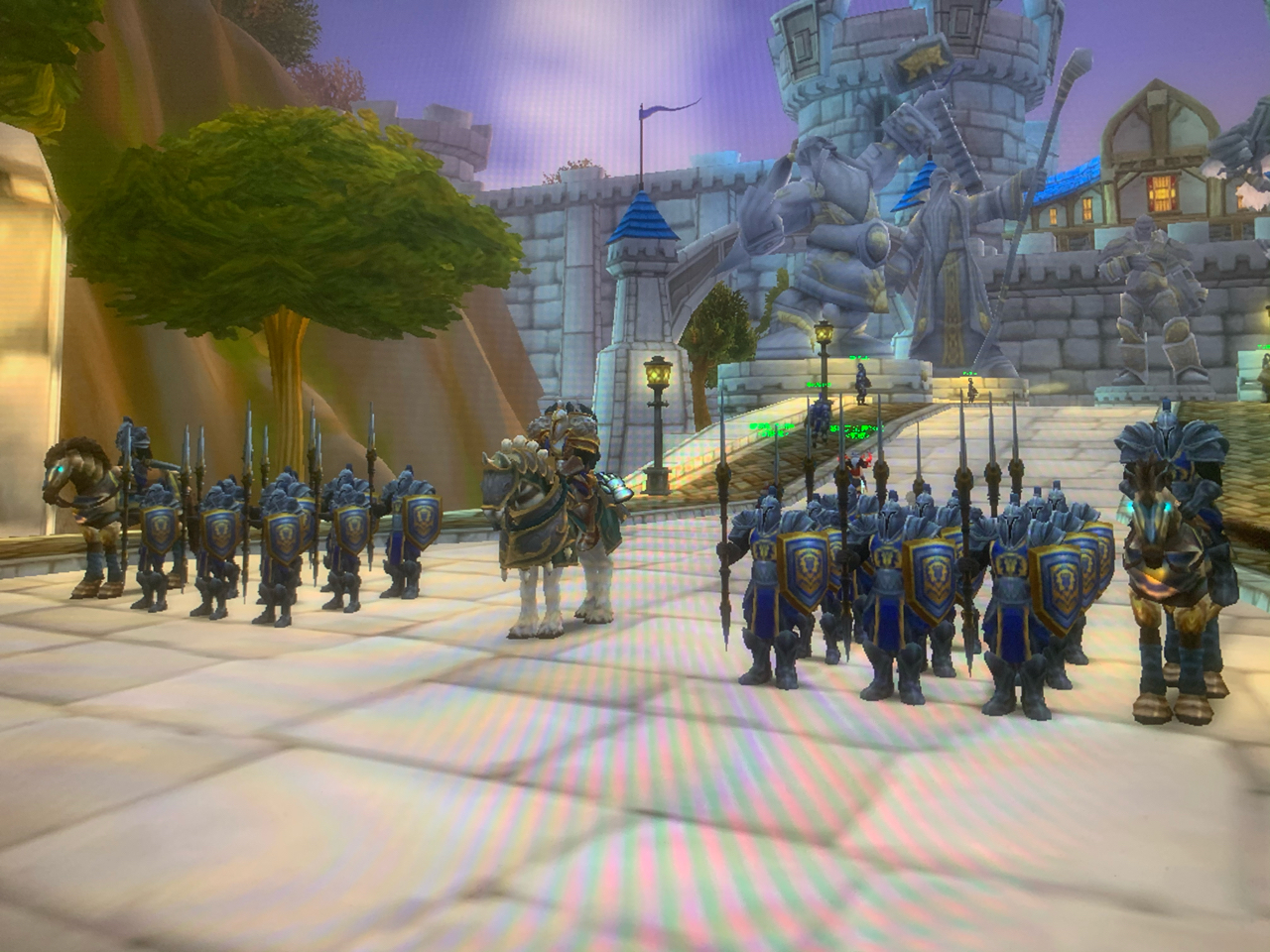 今天又是在暴风城站岗的一天好快乐