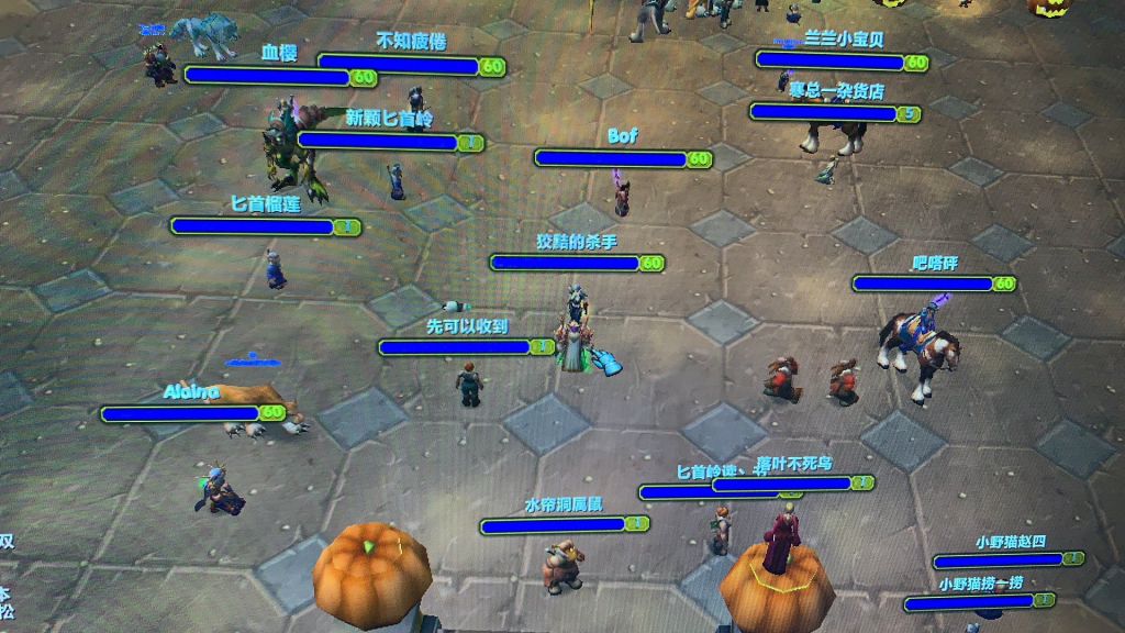 举手提问杂谈杂谈杂谈血条不按职业划分全变成蓝色了怎么办