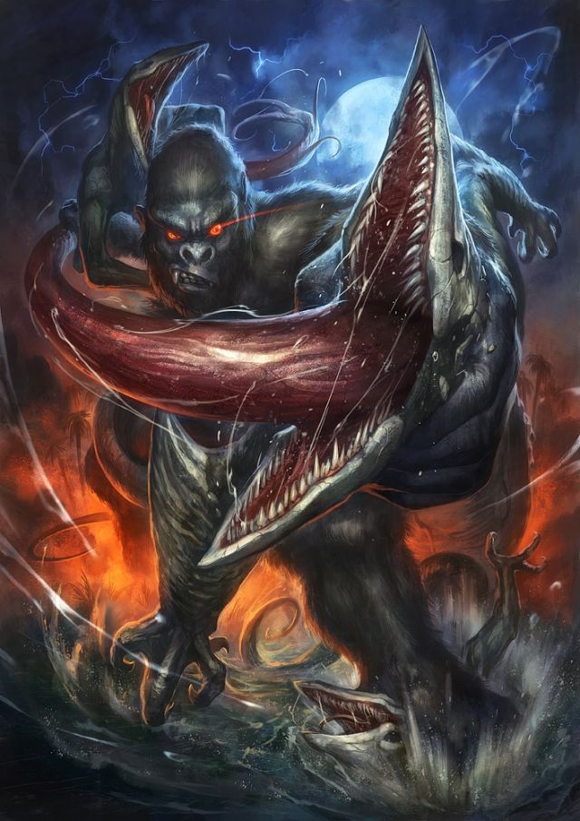 怪物画的厉害的画师有没有推荐