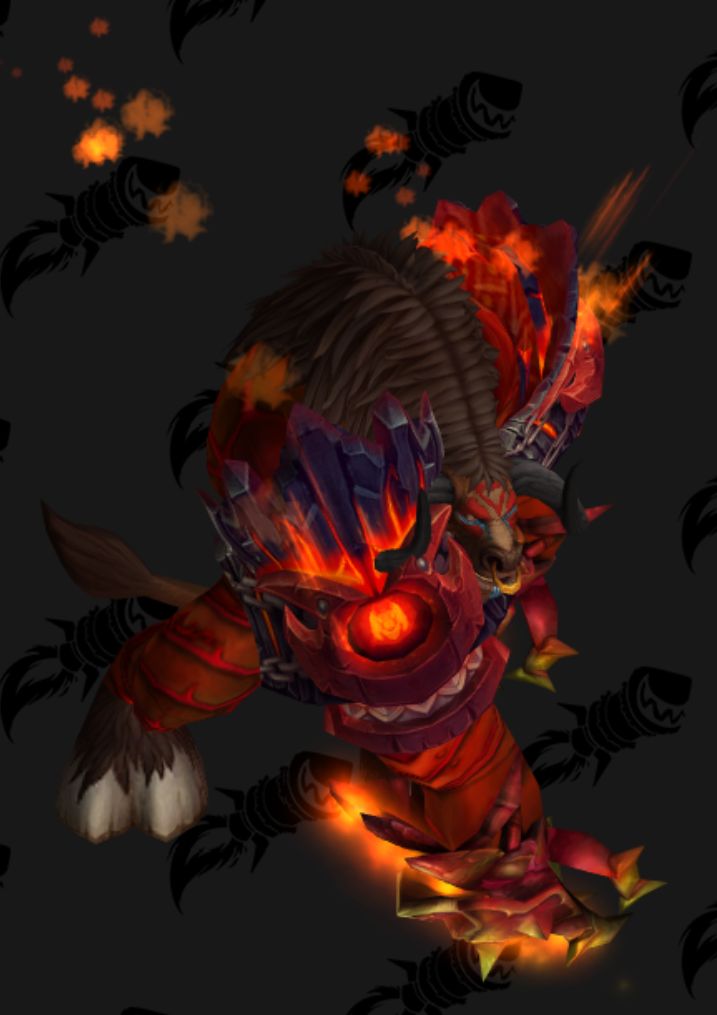 只爱幻化142人类布甲牛头人萨满幻化正义大天使地狱火焰牛暗黑风格