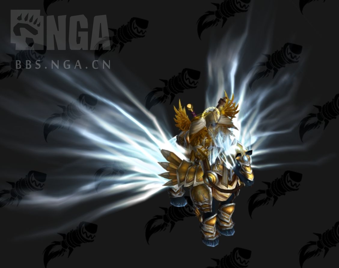 只爱幻化142人类布甲牛头人萨满幻化正义大天使地狱火