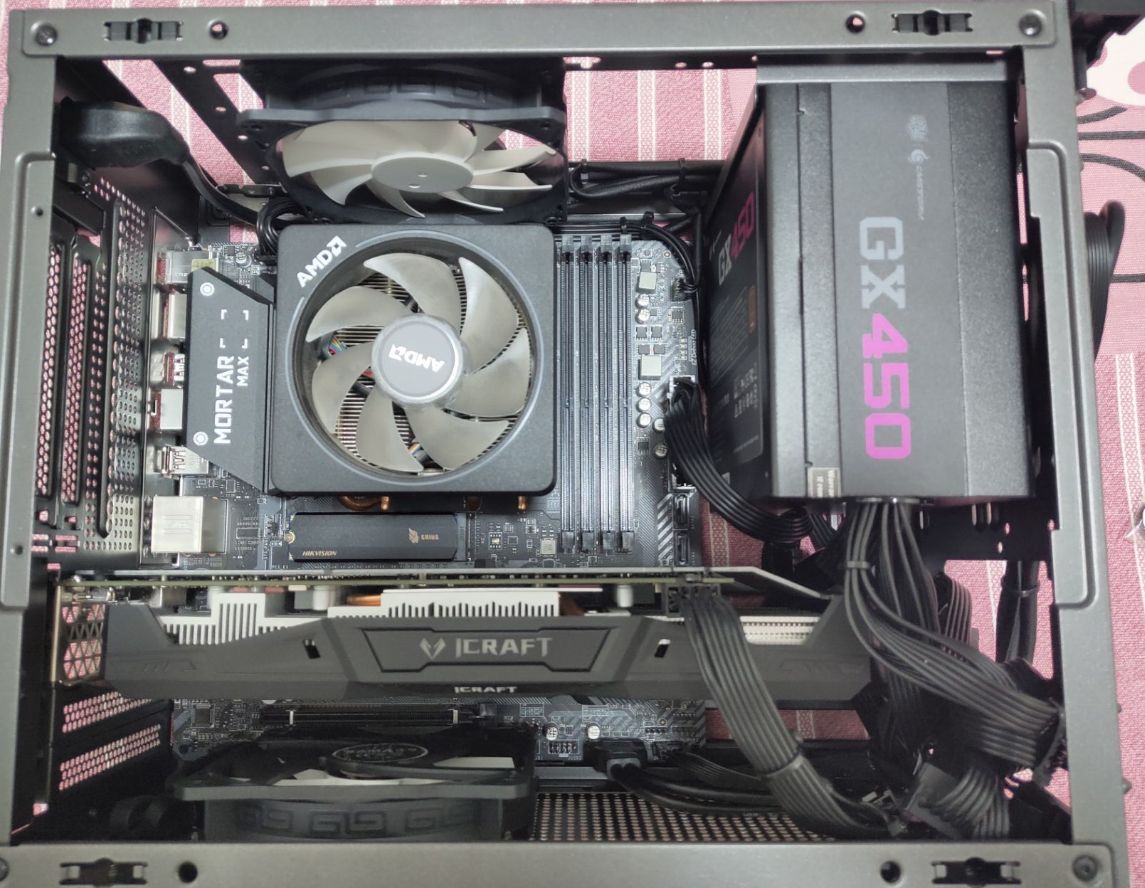 作业贴先马趣造非模组14cmatx电源长显卡装机体验