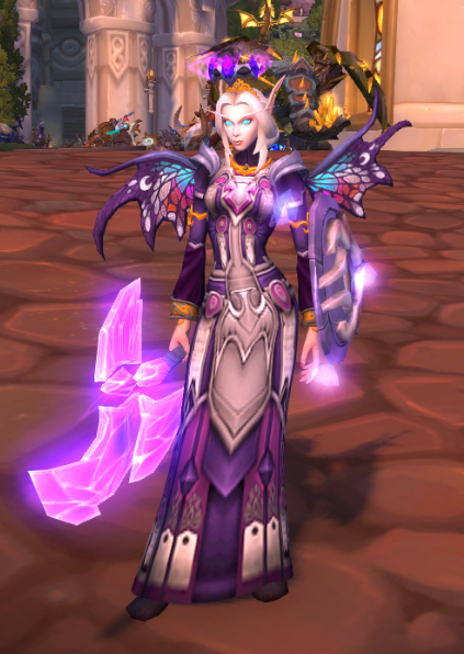 觉得自己美如画精灵龙的板甲幻化还是很好看的吖