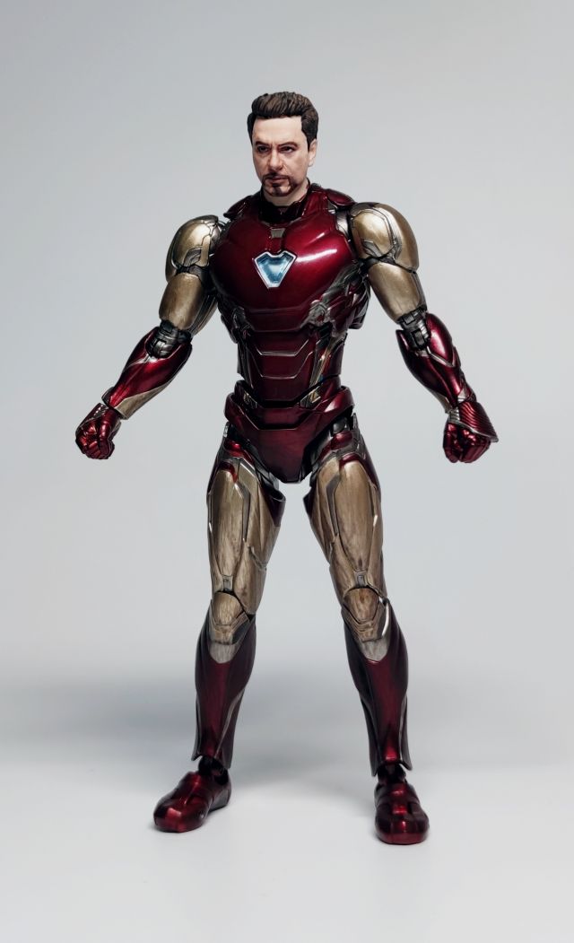 可动成品万代shf钢铁侠mk85终局之战开箱分享内有彩蛋